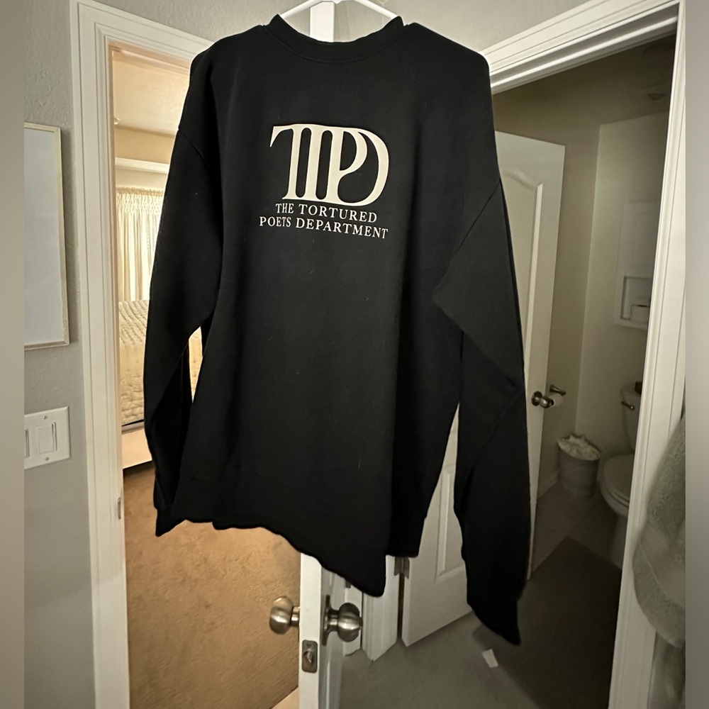Taylor Swift TTPD official sweatshirt